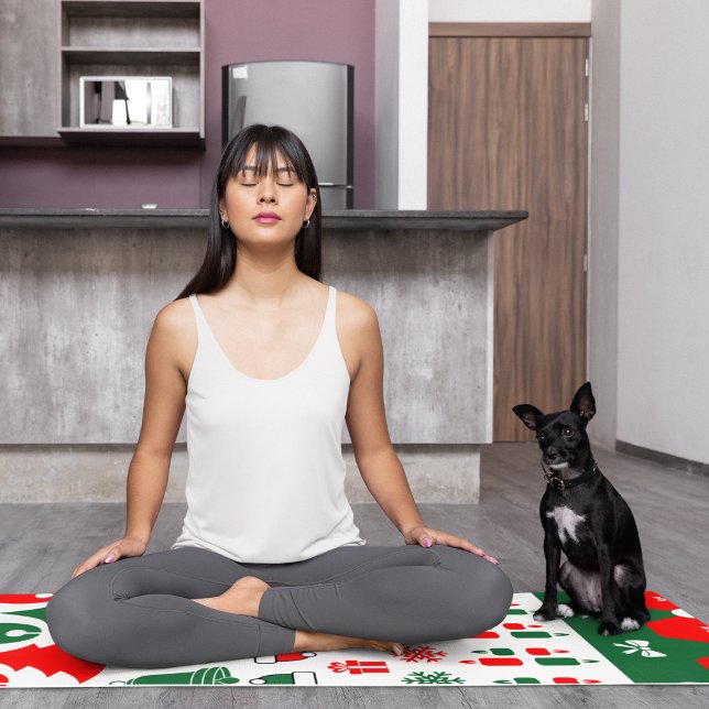 Tapete De Yoga Feliz Deer (Criador carregado)