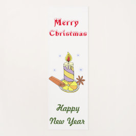 Tapete De Yoga Feliz Feliz ano novo de natal