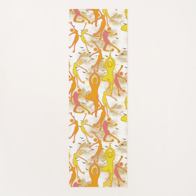 Tapete De Yoga Feliz Joga Girls (Frente)