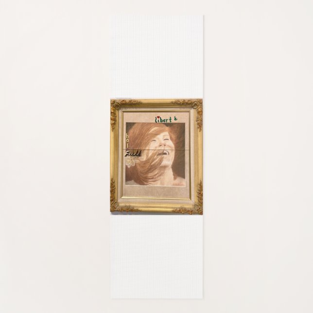 Tapete De Yoga Feliz Não Importa O Que - Yoga Mat (Frente)