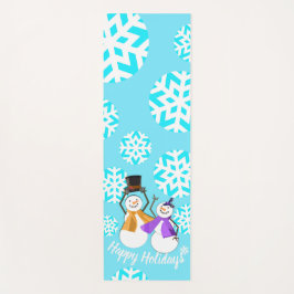 Tapete De Yoga FELIZES FÉRIAS: Amigos de inverno