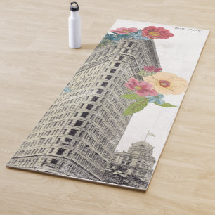 Tapete De Yoga Ferro liso floral New York, NY
