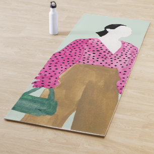 Tapete De Yoga Figura de fixação: parte superior da Bolinhas