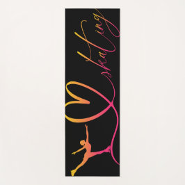 Tapete De Yoga Figura Skating Custom Name Yoga Mat