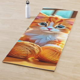 Tapete De Yoga Fios de Gatinho Gelado