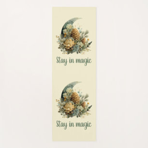Tapete De Yoga Fique na Magic Winter Moon Design