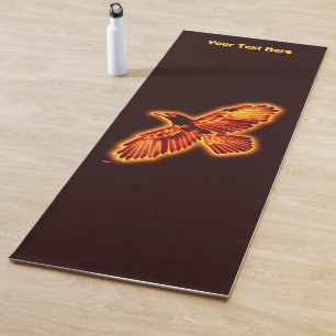 Tapete De Yoga Fire Raven