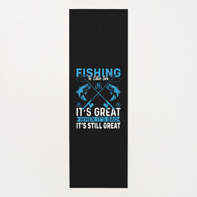 Tapete De Yoga Fisher Gift Fishing Is Great (Frente)