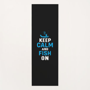 Tapete De Yoga Fisher Gift Keep Calm And Fish On