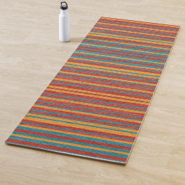 Tapete De Yoga Fitas Coloridas B