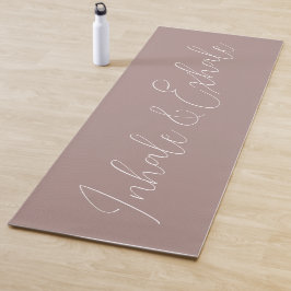 Tapete de Yoga Fitness Inalar & Exalar