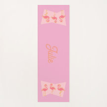 Tapete de Yoga Flamingo Rosa Personalizado MCM