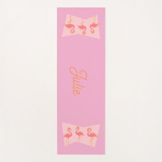 Tapete de Yoga Flamingo Rosa Personalizado MCM