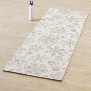 Tapete De Yoga Flocos de neve