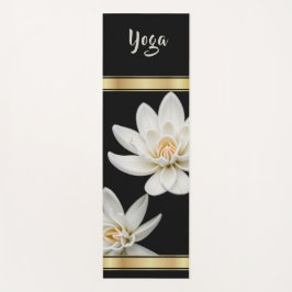 Tapete De Yoga Flor Branca - Ioga Mat