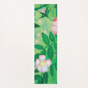 Tapete De Yoga Flor da Rosa Rosa Canina