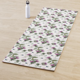 Tapete De Yoga Flor da Scotland Thistle