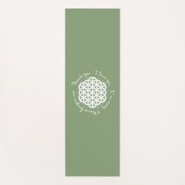 Tapete De Yoga Flor da Vida Ho'oponopono