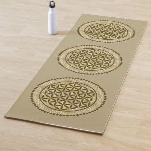 Tapete De Yoga FLOR DA VIDA - Símbolo Geometrie Sagrado Art 2