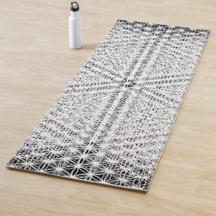 Tapete De Yoga Flor de entradas intrincadas do Weave da vida