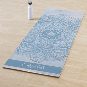 Tapete De Yoga Flor de Lotus bonito e sagrado