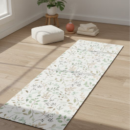 Tapete De Yoga Flor Silvestre Boho