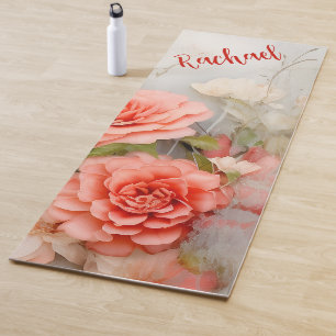 Tapete De Yoga Floral