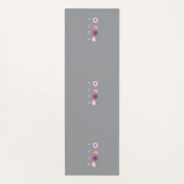 Tapete De Yoga Floral and Elegant Pink & Purple Blossoms
