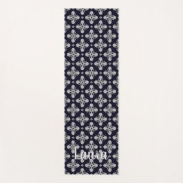 Tapete De Yoga Floral Bonito