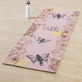 Tapete De Yoga Floral Fantasy Fairies