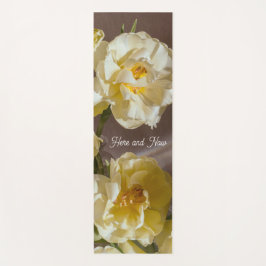 Tapete De Yoga Floral personalizado e elegante