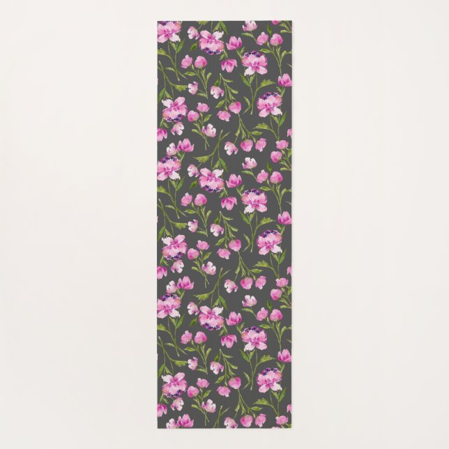 Tapete De Yoga Florals Yoga Mat. (Verso)