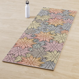 Tapete De Yoga Flores de Pedra