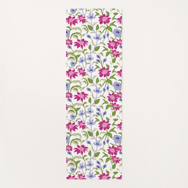 Tapete De Yoga Flores de primavera (Frente)