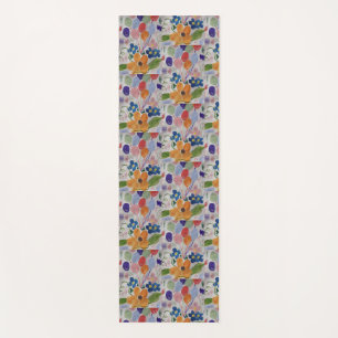 Tapete De Yoga Flores e Balões Yoga Mat