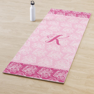 Tapete De Yoga Flores Rosa Henna Yoga Mat