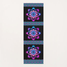 Tapete De Yoga Flores Violetas