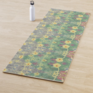 Tapete De Yoga Floresta de Flor Selvagem