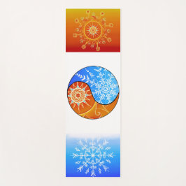 Tapete De Yoga Fogo e gelo