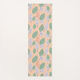 Tapete De Yoga Folhas Flutuantes