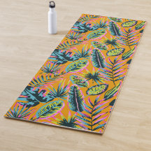 Folhas Tropicais Havaianas E Plantas Padrão-Impres