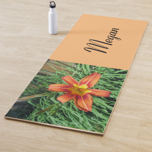 Tapete De Yoga Foto bonito Orange Lily