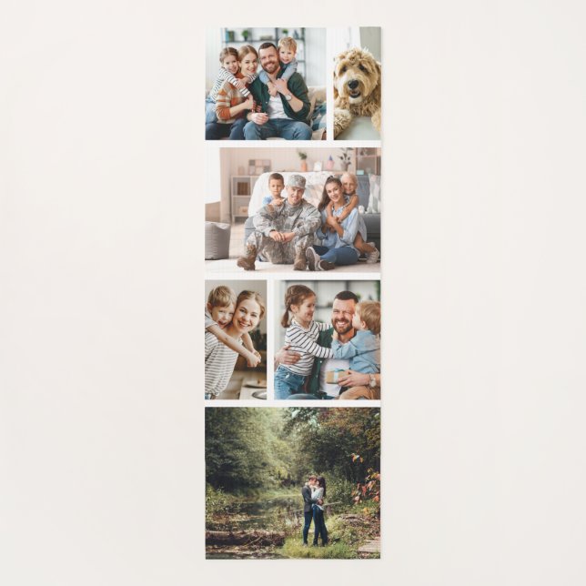 Tapete De Yoga Foto clássica e monograma (Verso)