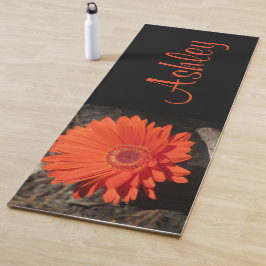Tapete De Yoga Fotografia Floral Personalizada