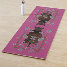 Fox Boysenberry Yoga Mat