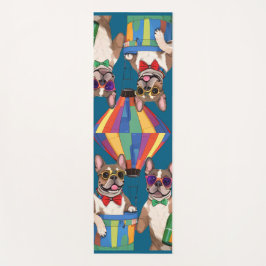 Tapete De Yoga Französische Bulldoggen Frohes Neues Jahr