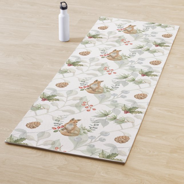 Tapete De Yoga Frota Florestal da Raposa de inverno (In Situ)