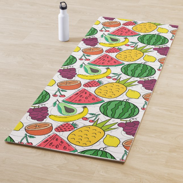 Tapete De Yoga Fruit seamless pattern | Fruit surface pattern 22 (In Situ)