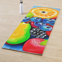 Fruta vibrante e vida estática