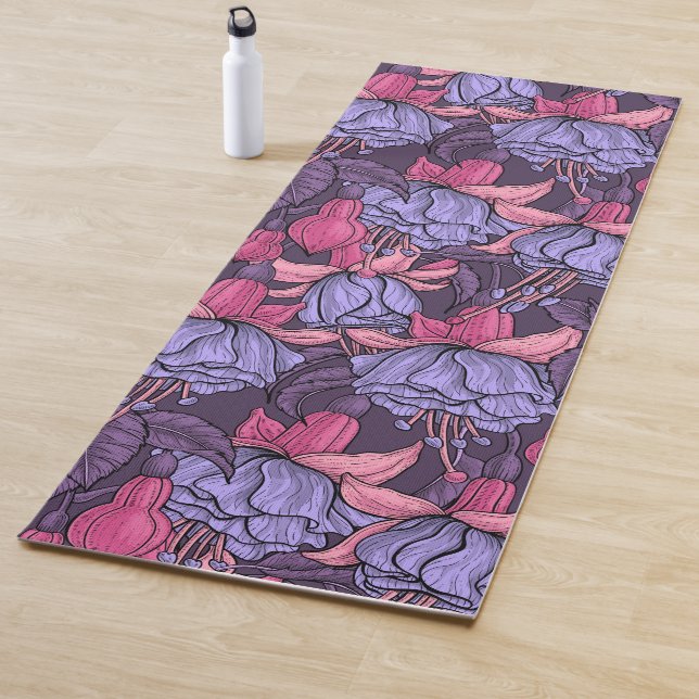 Tapete De Yoga Fúcsia em rosa e violeta (In Situ)